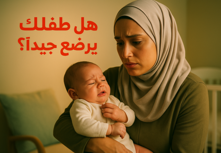 علامات تدل أن طفلك لا يرضع بشكل صحيح (ومتى تتدخلي فورًا!)
