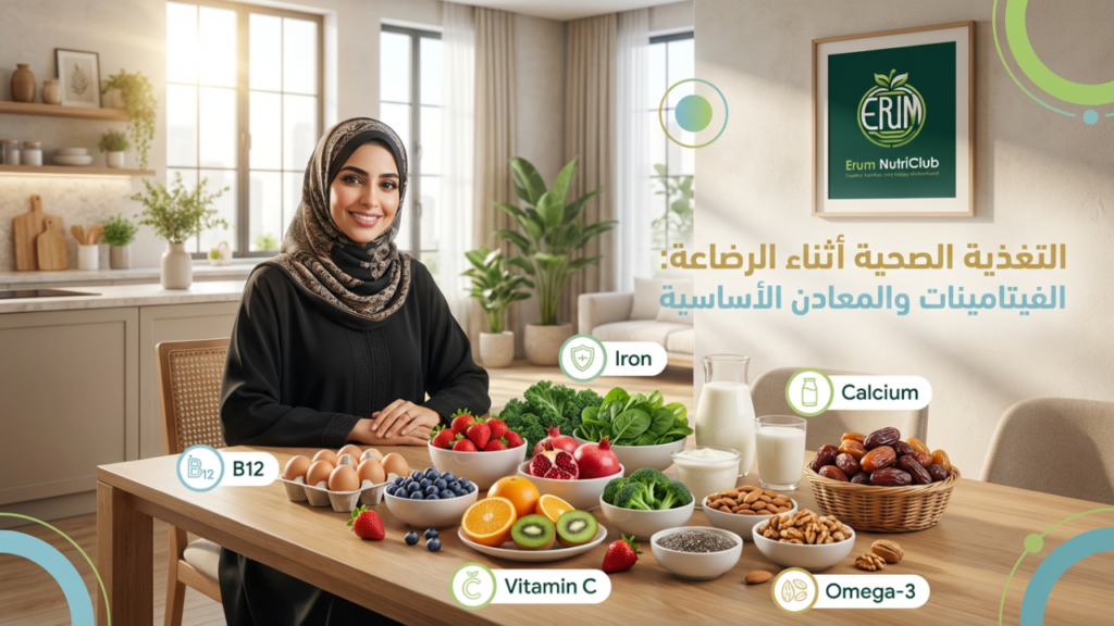 التغذية الصحية أثناء الرضاعة
