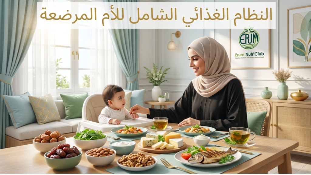النظام الغذائي الشامل للأم المرضعة