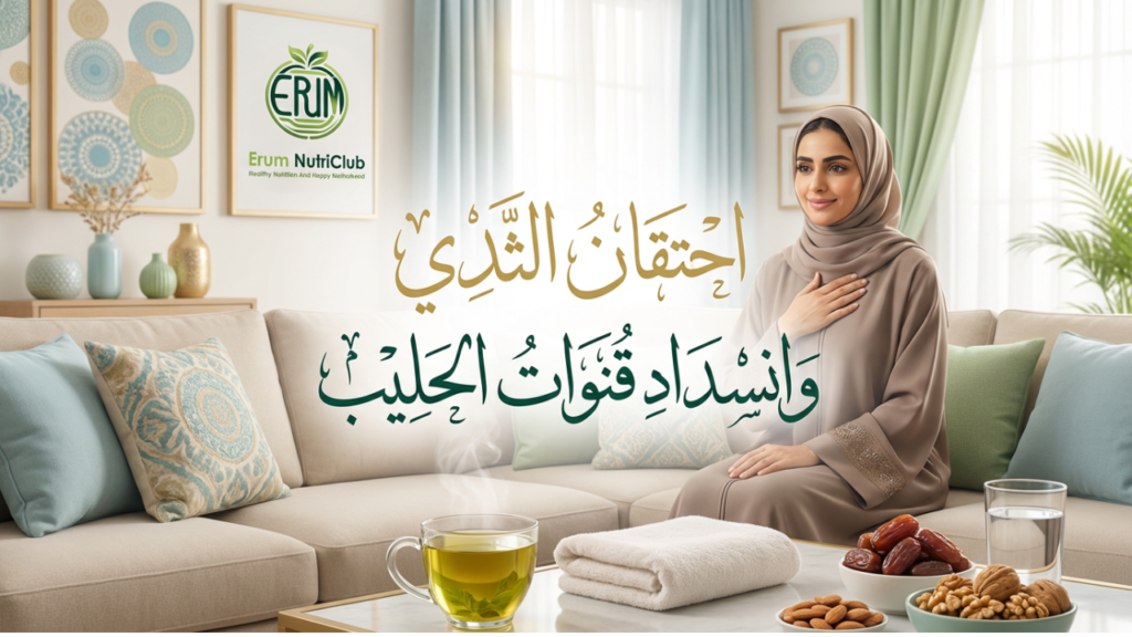 كيف تتعاملين مع احتقان الثدي وانسداد قنوات الحليب