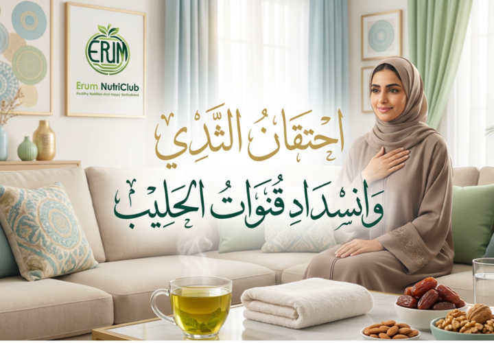 كيف تتعاملين مع احتقان الثدي وانسداد قنوات الحليب